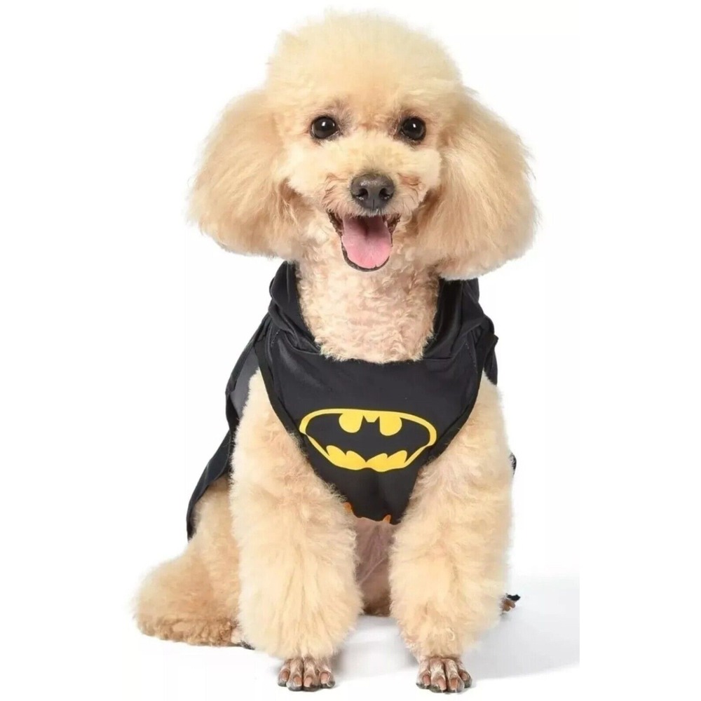 DC Comics Batman Hooded Dog Pet Costume‎ Apparel Size Small New
